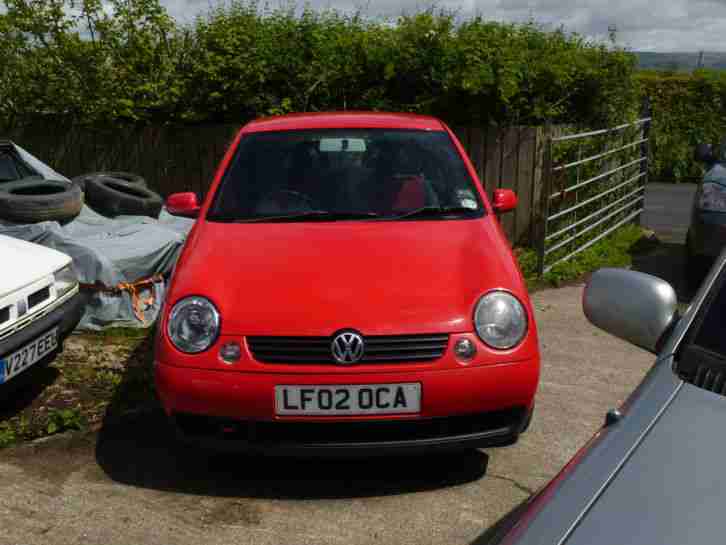 Volkswagen RED LUPO. Volkswagen car from United Kingdom