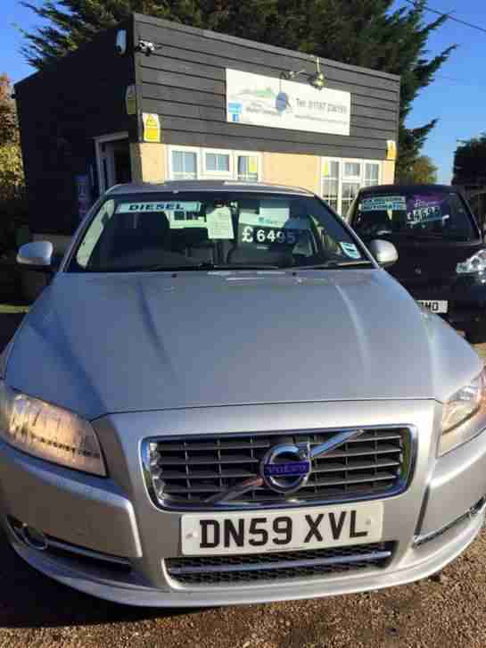 REDUCED 2010 VOLVO S80 SE D DRIVE SILVER complete with 2 year warranty