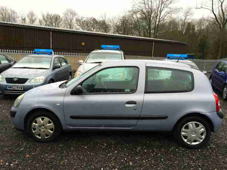 RENAULT CLIO 1.2 AUTHENTIQUE SILVER FULL SERVICE HISTORY! LONG MOT! LOW MILES!!
