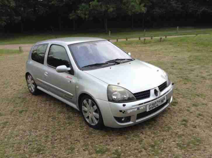 RENAULT CLIO 172 182 SPORT SILVER TRACK CAR