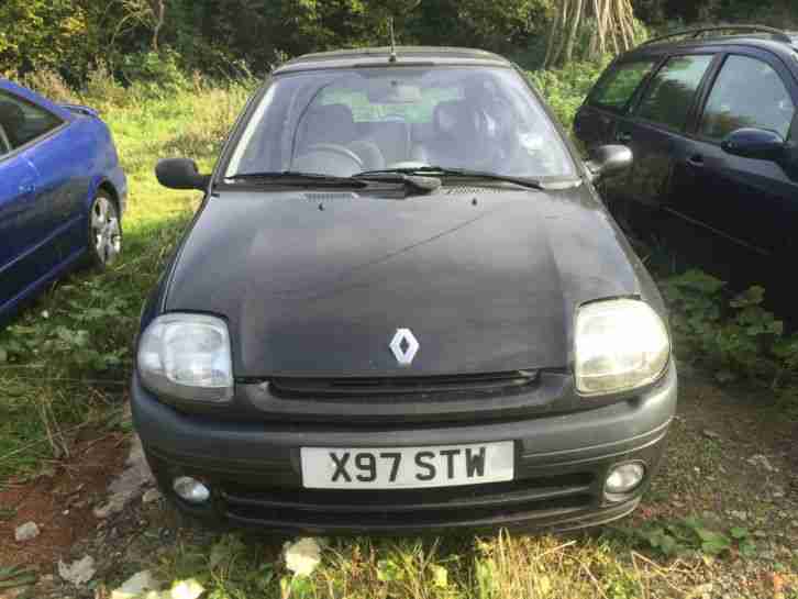 CLIO ALIZE 1.4 3 DOOR BLACK 2001 X