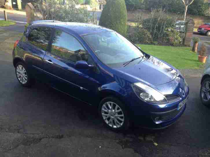 RENAULT CLIO DYNAMIQUE S BLUE 2006