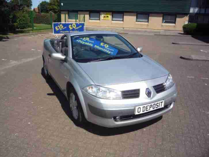 RENAULT MEGANE 1.6 DYNAMIQUE CABRIOLET..** £15 Per Week..£O Deposit ** 2005