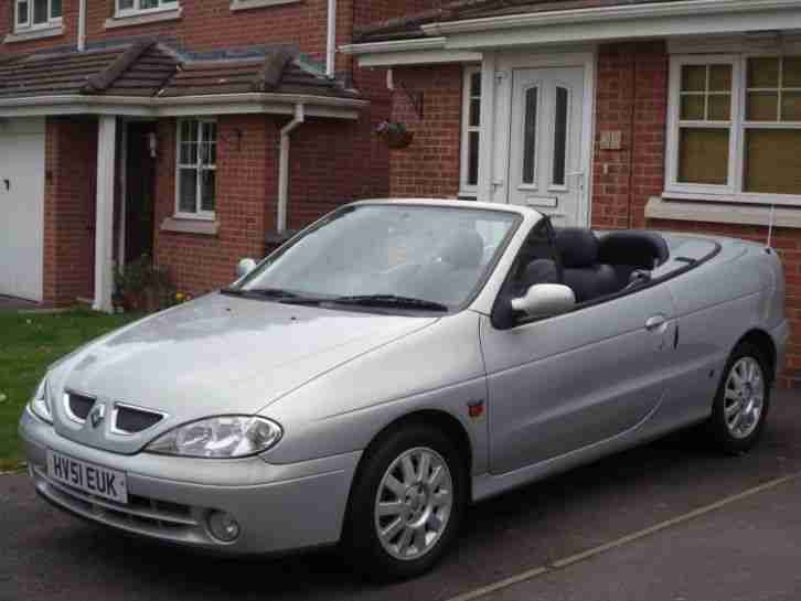 RENAULT MEGANE 1.6 DYNAMIQUE+ CONVERTIBLE NO RESERVE AUCTION