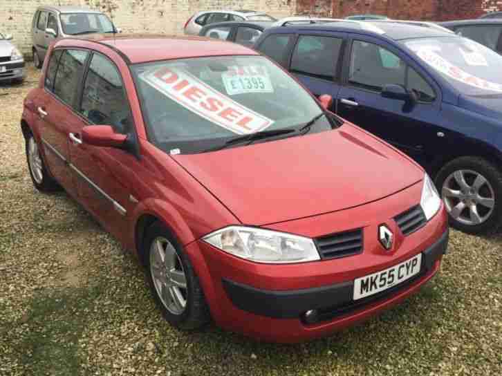 RENAULT MEGANE DYNAMIQUE DCI 2005 Diesel Manual in Red