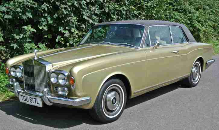 ROLLS ROYCE CORNICHE COUPE 1973 ( LPG) History from NEW!