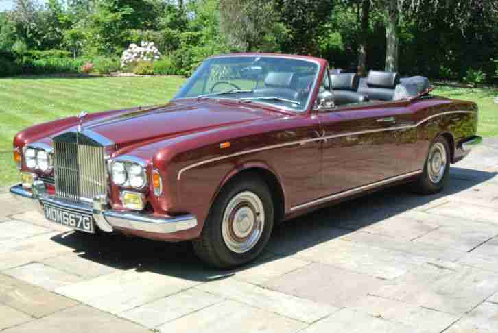 ROLLS ROYCE MULLINER PARK WARD DHC ( CORNICHE ) CONVERTIBLE 1968