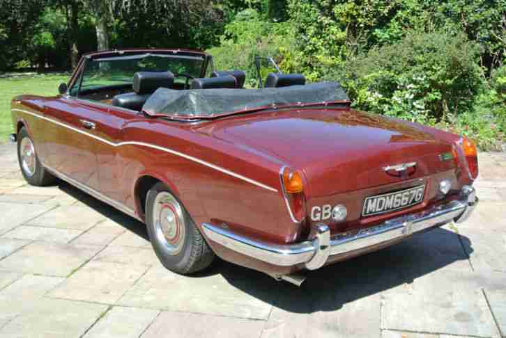 ROLLS ROYCE MULLINER PARK WARD DHC ( CORNICHE ) CONVERTIBLE 1968