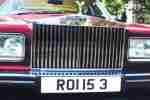 REGISTRATION NUMBER PLATE R01 153