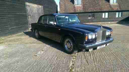 ROLLS ROYCE SILVER SHADOW 11 1981 BLUE WITH MAGNOLIA TRIM £6250.00