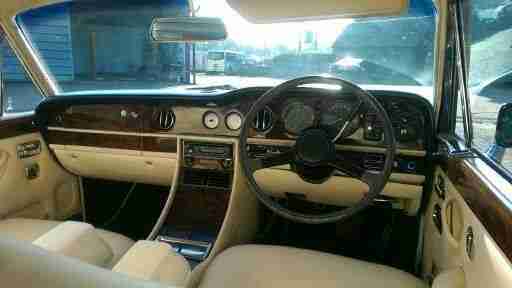 ROLLS ROYCE SILVER SHADOW 11 1981 BLUE WITH MAGNOLIA TRIM £6250.00