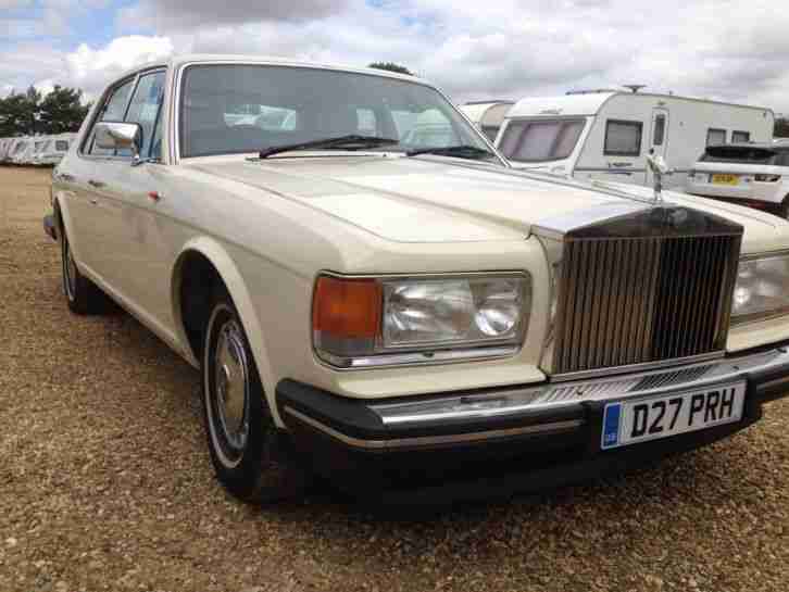ROLLS ROYCE SILVER SPIRIT 1987 MAGNOLIA WITH PARCHMENT LEATHER SPARES OR REPAIR