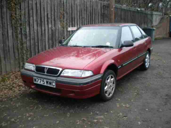 ROVER 214 SEI MET. RED 5DR HALF LEATHER MOT 1 OWNER, ONLY 38K MILES