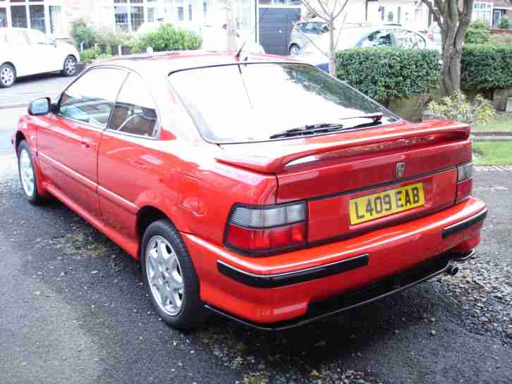 ROVER 216 AUTO COUPE 1994–FLAME RED,T-BAR ROOF