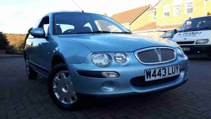 ROVER 25 1.4 VERY LOW 16,000 MILES FROM NEW LONG MOT NO ADVISORIES. LIKE MG ZR