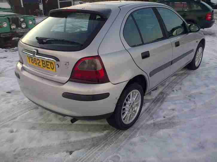 ROVER 25 IN SILVER LOOK BARGAIN 1.4 16V GOOD RUNNER MOT TILL MAY 2015 ALLOYS