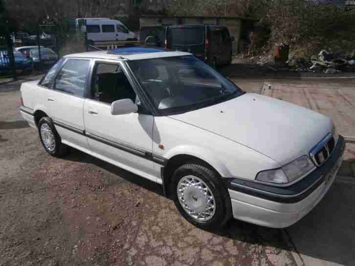 ROVER 416 GSI AUTO WHITE classic saloon 1993 L reg 69000 miles very collectable