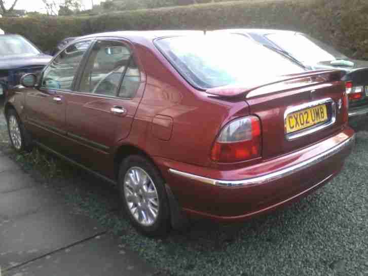 ROVER 45 IMPRESSION S..HATCHBACK.. 1600cc.. 02REG..... 7MONTHS M.O.T