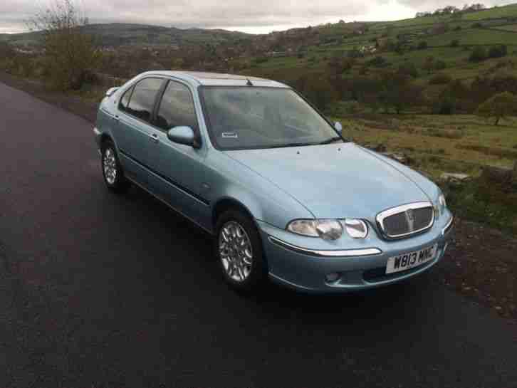 ROVER 45 IXL 16V AUTO BLUE 2000 6 Months MOT