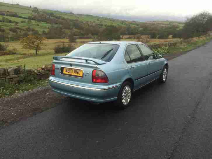 ROVER 45 IXL 16V AUTO BLUE 2000 6 Months MOT