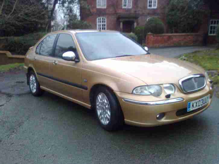 ROVER 45 TOP RANGE FULL HEATED LEATHER RECENT CAMBELT DISCS & PADS LONG MOT !