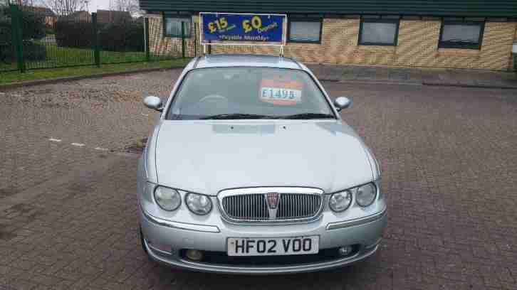 ROVER 75 CLUB V6 * 1-Owner, NEW MOT * 2002 Petrol Manual in Silver