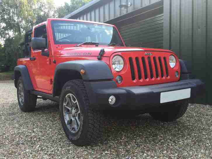 RUBICON Jeep Wrangler JK 4x4 TJ YJ soft top hard top IMMACULATE 2015 Red RUBICON