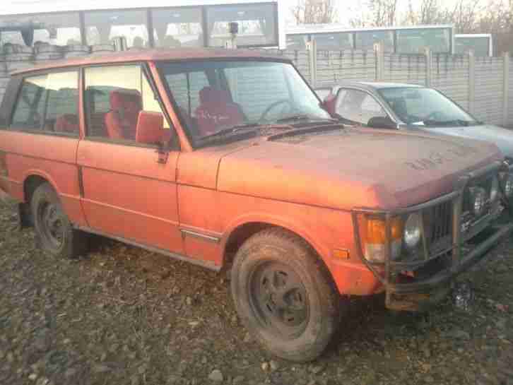 Range Rover Classic, 1986, red, 2 doors, 4 gears, LHD