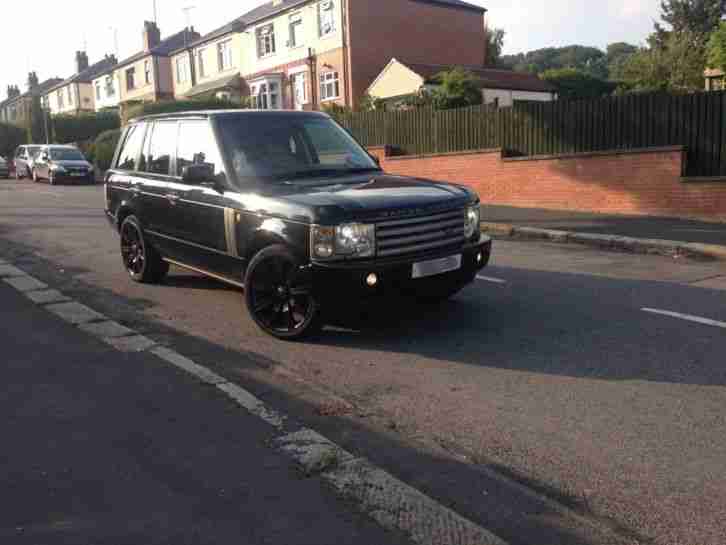 Range Rover Vogue Black 2004 LPG Converted 1 Prev Owner Top Spec Freeview