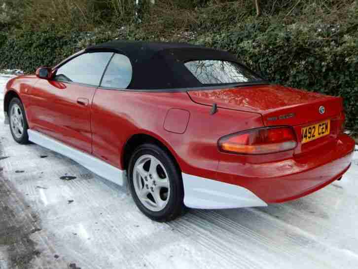 Rare 1996 Toyota Celica GT 2.0 Convertible Leather Int Manual Petrol & Bodykit