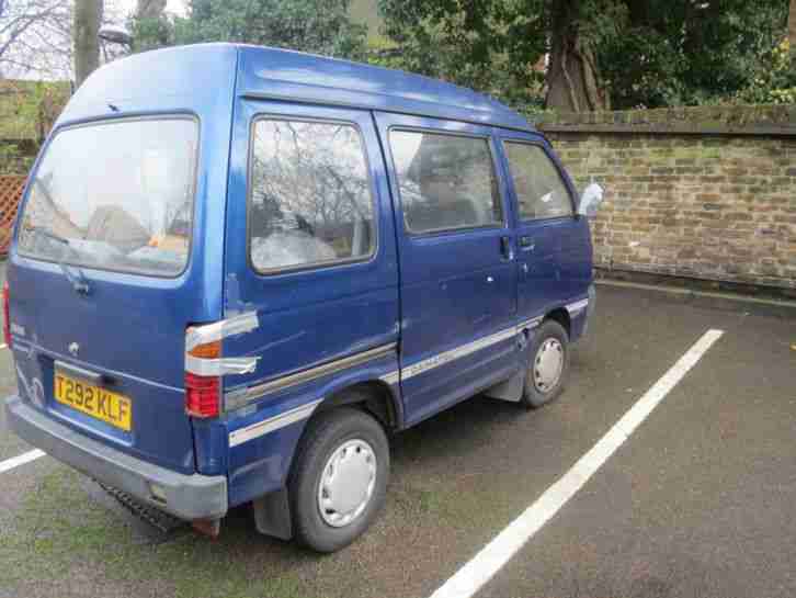 Rare 6 Seat Daihatsu Hijet Van / Mini minbus morphs needs tlc work SHORT MOT TAX
