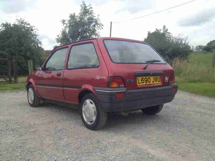 Red 1994 Rover Metro Nightfire 3 Door Hatchback 1.1L Petrol