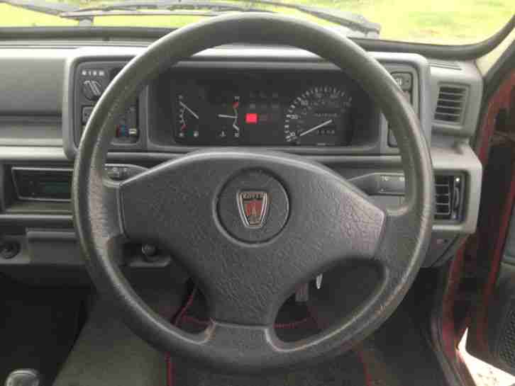 Red 1994 Rover Metro Nightfire 3 Door Hatchback 1.1L Petrol