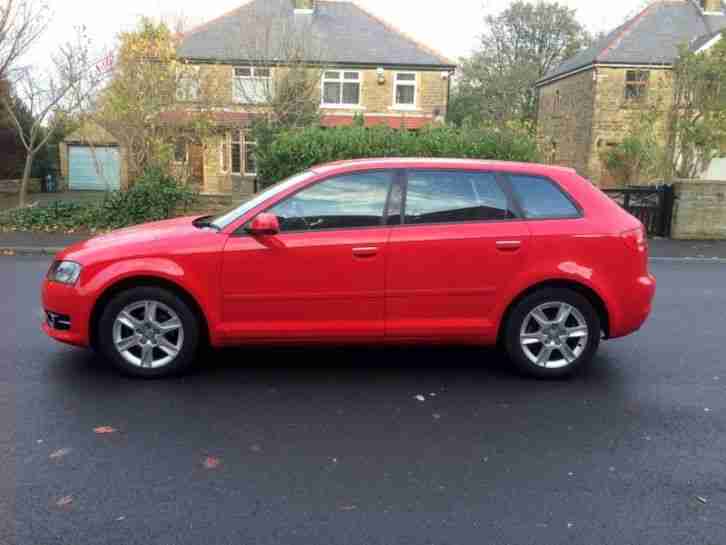 Red 2012 AUDI A3 1.6 TDI SE 5Dr Start Stop Model Only 21K On Clock Excellent Con