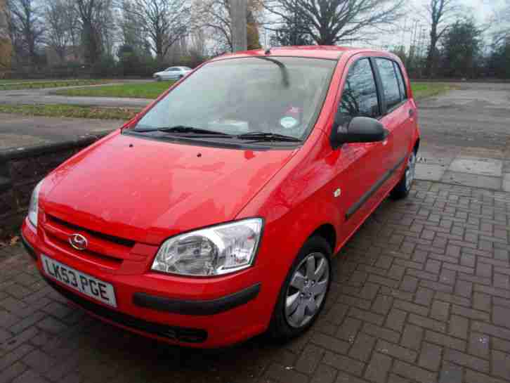 Red Getz, 2004, 1.1GSI, 59,000 miles,