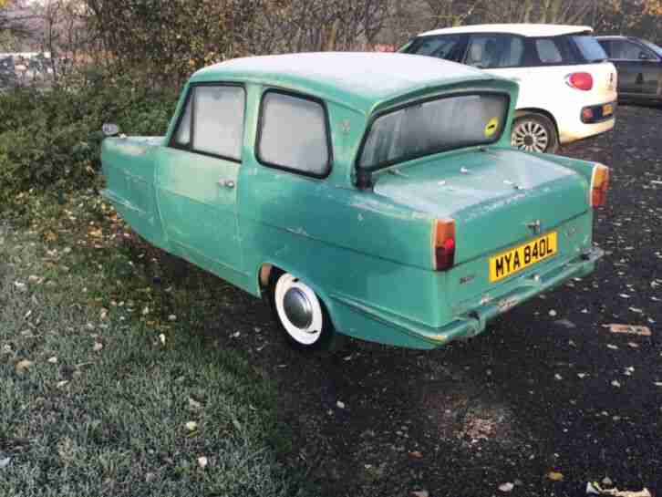 Reliant Regal Saloon 3 30 tax and MOT exempt