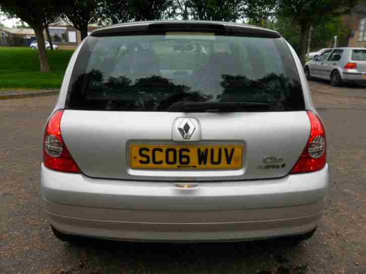 Renault Clio 1.2 16v with 1 Year MOT, 6 Months Tax & 6 Months Warranty