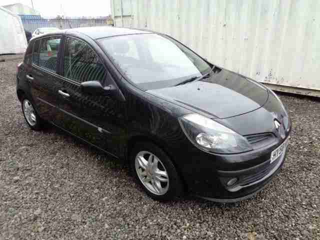 Renault Clio 1.2 Dynamique 2008 5 dr black 43,000 miles m.o.t 18/09/19