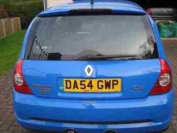 ♡ Renault Clio 182 Sport 2004 GENUINE 44,600 miles 99p no reserve ♡