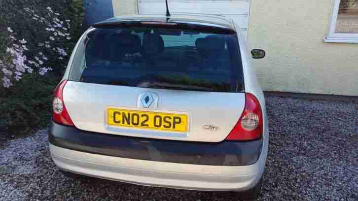 Renault Clio Extreme 02 Plate MOT Failure Suitable for Repair or Parts