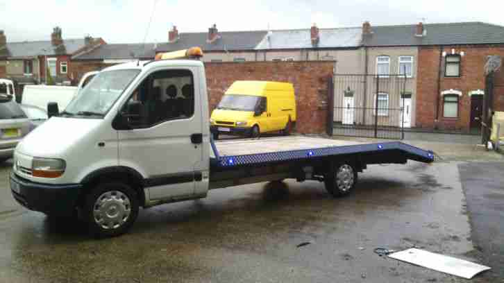 Renault Master 2.8 Turbo Diesel Recovery Truck 2001 Ramps Winch 12 months MOT
