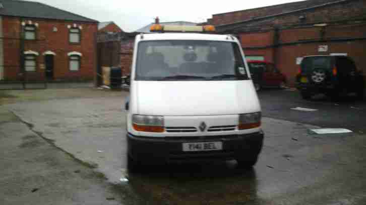 Renault Master 2.8 Turbo Diesel Recovery Truck 2001 Ramps Winch 12 months MOT