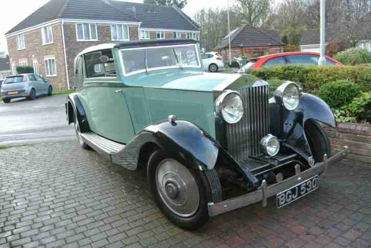 Rolls Royce 1934 20 25 Two Door Coupe by Hooper.