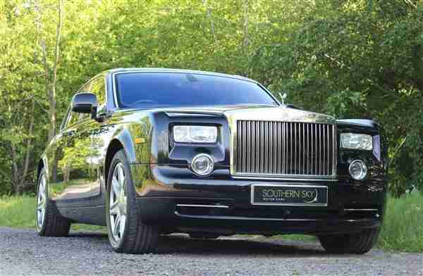 Rolls Royce Phantom 6.7, Diamond Black Metallic, Black Leather, Sunroof, Sat Nav