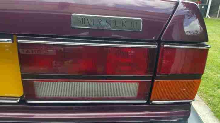 Rolls Royce Silver Spur 111 In Wildberry MUST BE SEEN 1994 Last Owner 13 years