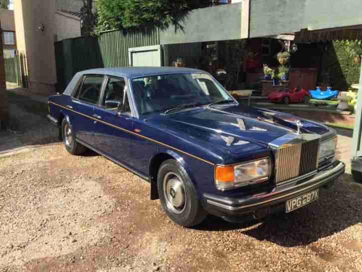 Rolls Royce Silver Spur. 1981. Exeter Blue.