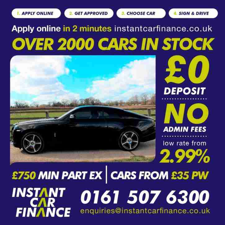 Rolls-Royce Wraith 6.6 ( 624bhp ) Auto 2016MY from £989 Per Week