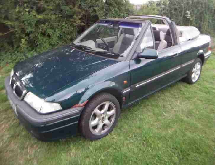 Rover 216 Cabriolet Auto S:Reg 1998 Spares or Repair, New Convertible Top