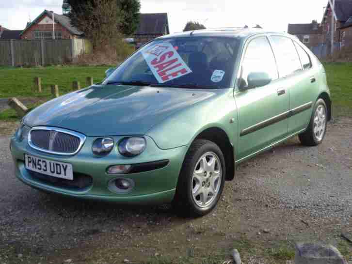 Rover 25 1.4 Impression,75000MILES,GREEN,5 DOOR,TOWBAR FITTED
