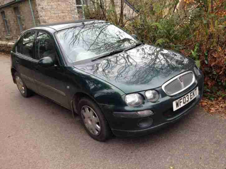 Rover 25 IL 16V 1.6 Petrol 68000 Miles Full service history Green